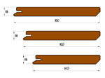 Типовые размеры массива доски для вентилируемого фасада из дерева